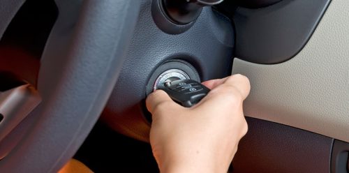 گیر کردن سوئیچ ماشین